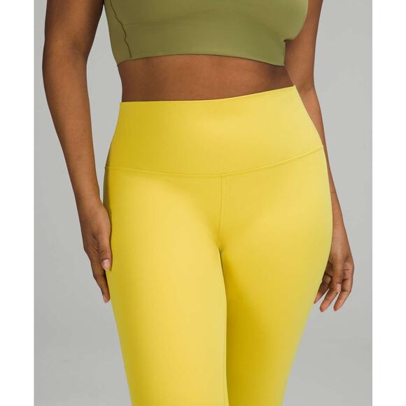 Lululemon Align Pant 28" Nulu Size 6 EUC Yellow - Picture 3 of 6